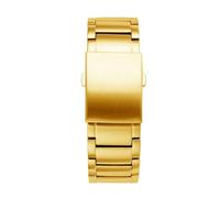 BWBVHRHZY Stainless Steel Watch Strap Fit For Diesel DZ4316 DZ7395 7305 4209 4215 Men Metal Solid Wrist Watchband Bracelet 24mm 26mm 28mm 30mm(Golden,28mm)
