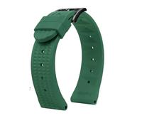 BWBVHRHZY Waffle WatchBand Fit For Seiko PROSPEX SKX007 Water Ghost 20mm 22mm Abalone Small MM Silicone Men's Diver Sports Rubber Watch Strap(B green-Black,Width 22mm)
