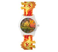 BWC Ltd Kids Fun TIME Dinosaur Analog Watch - 3D Cartoon Stegosaurus Strap, Easy-Read Dial, Quartz Movement - Time Teacher Wristwatch for Boys & Girls