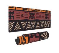 BWCMFCWH African Mud Cloth Tribal Full Width Single-Sided Printed Oversized Keyboard Pad For Office Games And Learning, Suitable For Desktop Computers And Laptops