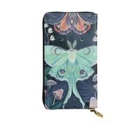 BWCMFCWH Beautiful Mothfull Width Double-Sided Printed Long Wallet is Essential for Business Trips and Travel, Portable and Easy to Store in One
