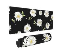 BWCMFCWH Daisy Full Width Single-Sided Printed Oversized Keyboard Pad For Office Games And Learning, Suitable For Desktop Computers And Laptops