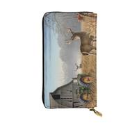 BWCMFCWH Deer Huntingfull Width Double-Sided Printed Long Wallet is Essential for Business Trips and Travel, Portable and Easy to Store in One