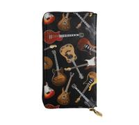 BWCMFCWH Guitarsfull Width Double-Sided Printed Long Wallet is Essential for Business Trips and Travel, Portable and Easy to Store in One