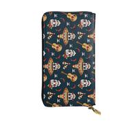 BWCMFCWH Mexican Skullfull Width Double-Sided Printed Long Wallet is Essential for Business Trips and Travel, Portable and Easy to Store in One