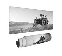 BWCMFCWH Tractor Agriculture Tranquil Full Width Single-Sided Printed Oversized Keyboard Pad For Office Games And Learning, Suitable For Desktop Computers And Laptops