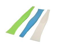 BWD BestWayKitchen Cleaning Super Scraper Spatula Plastic Tool 3pcs Set Stains Label Gums Remover Scratch Free/Blue Green White/Kitchen Household DIY Multipurpose Spatula BestWayDigital