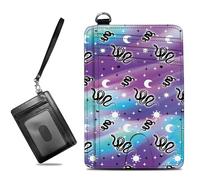 BWEGRHE Small Travel Wallets Slim Multi-slot Card Organizer Case Cute Credit Card Holder RFID-Blocking Card Case Small Wallet for Women Men, Gothic Snake Magic Mystic, slim, Minimalist