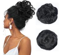 BwelsZJ Loose Bun Hairpiece with Elastic Band - Messy Bun Scrunchie with Synthetic Hair, Voluminous Updo & Hair Extensions for Women