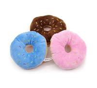BWESOO 3Pcs Colorful Pet Toy Donut-Shape Squeaky Squeaker Puppy Dog Pet Cat Kitten Sound Chews Toy Random Color Sturdy and Practical Simple and Sophisticated Design,Toys,Dog Squeak Toys