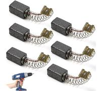 Bwetomk 6Pcs CB430 Carbon Brushes for Makita 18V LXT Angle Grinder BHR200 BGA450 BGA452 DGA452 Motor Carbon Brush Replacement Compatible with 191971-3 Electric Power Tools