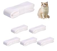 Bwetomk 6pcs Diaper Pail Refill Bags Set, Disposal Nappy Bin Refills Compatible with Angelcare, Tommee Tippee, Genie, Munchkin, Maximum Capacity 280 Diapers for Baby Diaper Bucket Nappy Bin (White)