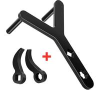 BWFVZSD Professional Lower Control Arm Pry Bar Tool, Heavy Duty 1/2" Drive Ball Joint Separator & Half Shaft Removal Tool for Car Driveshaft Disassembly, Compatible with Ratchet Wrench