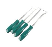 BWFVZSD Professional Oil Seal Removal Tool Set, 4-Piece 136.5mm O-Ring & Gasket Pick Hook Kit, Automotive Seal Pry Bar Puller for Crankshaft, Transmission, Axle Seals, Car Repair Tools