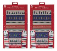 BWG DIY Eco Christmas Crackers - Make Your Own Festive Craft - Nordic - Set of 12