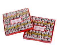 BWG Mini Christmas Saucer Crackers - Nordic Design - Set of 16