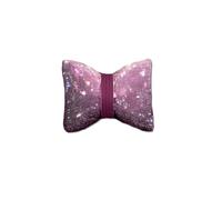 BWGHBH Bling Car Seat Cover for Women Breathable Seat Protector With Shining Rhinestone Diamond Universal Fit 95% Cars 1PCS Purple Waist Pillow