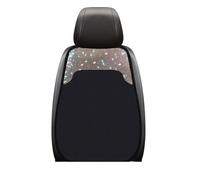 BWGHBH Bling Car Seat Cover for Women Breathable Seat Protector With Shining Rhinestone Diamond Universal Fit 95% Cars 1PCS Black Back Cover