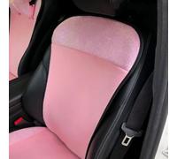 BWGHBH Bling Car Seat Cover for Women Girl Front Seat Covers Seat Protector With Shining Rhinestone Diamond Universal Fit,Pink Back Cover