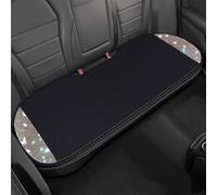 BWGHBH Car Front Seat Covers for Womens Shining Diamond Seat Protectors, Anti-Slip Bottom Seat Cushion Covers for Auto Universal Fit Interior Accessories 1PCS Black Rear Seat Cover