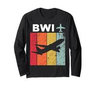 BWI Baltimore Airport Long Sleeve T-Shirt