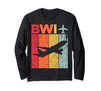 BWI Baltimore Washington International Airport Long Sleeve T-Shirt