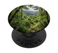 Bwindi Forest Jungle Mountain Landscape Uganda Scene PopSockets Adhesive PopGrip