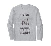 Bwindi Impenetrable Forest National Park Gorilla Trek Uganda Long Sleeve T-Shirt
