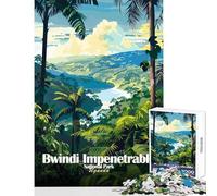 Bwindi Impenetrable National Park, Uganda 1000 Teenager Pieces Jigsaw Puzzle Stimulate Focus And Mental Precision Serene Soothing Leisure Game (50x75cm)