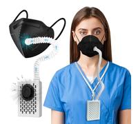 Bwinmak Electric Wearable PAPR Powered Air Purifying Maskes With HEPA Filter,for Dust Work,Painting, Machine Polishing, Welding Other Work Protection,Air Supply Breathe easily