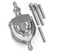 Bwintech 1 Pcs Polished Chrome Zinc Alloy Door Knocker,Classic Victorian Urn Door Knocker for Front External Door