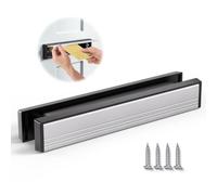 Bwintech 1 Set 325 * 50MM (12.8") Silver Aluminium Adjustable Depth Door Letterbox,Fit for 40-70mm Thickness Wooden,UPVC,Composite,Internal and External Doors