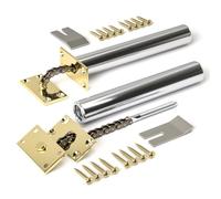 Bwintech 2 Pcs Gold Finishing Door Closer for Internal Doors,Suitable for Kitchen Cabinets,Wardrobe Doors Spring Soft Close