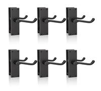 Bwintech 6 Sets 118MM Black Victorian Lever on Plate, Latch Furniture, Backplate Door Handles, Suitable for Wooden Doors