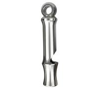 BWLEANSY 120 dB Loud Signal Whistle Self Defence Survival Whistle Camping Whistle for Self Defense, Titanium Emergency Whistle for Hiking Camping Training (Three Styles Available) (Round Hole)