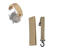 BWLEANSY Tactical Modular Headset Cover, Molle Headband Cover, Advanced Modular Headset Cover Fit for All General Tactical Earmuffs, Earmuffs, Headphone Accessories, khaki, One Size