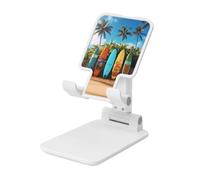 BWLHJKE 360 Rotating Cell Phone Stand, Fully Adjustable Foldable Desktop Phone Holder Cradle Dock, Surf's up Surfboard Mobile Phone Kickstand for Desk, Office, Tablet Stand, Thick Case Friendly