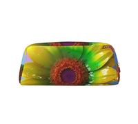 BWLHJKE 3D Colorful Sunflower Makeup Bag for Women Men Travel Toiletry Bag Aesthetic Purse Pouch Large Pencil Case, Silver, One Size