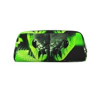 BWLHJKE 3D Snake Makeup Bag for Women Men Travel Toiletry Bag Aesthetic Purse Pouch Large Pencil Case, Gold, One Size