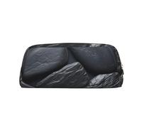 BWLHJKE Black Stone Makeup Bag for Women Men Travel Toiletry Bag Aesthetic Purse Pouch Large Pencil Case, Gold, One Size