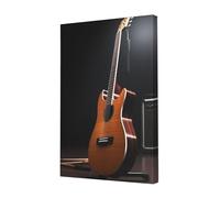 BWLHJKE Canvas Wall Art Pictures, Musical Instrument Guitar Paintings Prints Posters Modern Home Decor Artwork Aesthetic for Living Room Home Office Wall Decoration 12x18in, Ready to Hang, Unframed