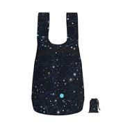 BWLHJKE Constellation Star Clusters Galaxies Backpack - Lightweight 16L Foldable Hiking Daypack Packable Back Pack Travel Bag Zipper