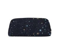 BWLHJKE Constellation Star Clusters Galaxies Makeup Bag for Women Men Travel Toiletry Bag Aesthetic Purse Pouch Large Pencil Case, Silver, One Size