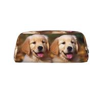 BWLHJKE Golden Retriever dogs puppies pets Makeup Bag for Women Men Travel Toiletry Bag Aesthetic Purse Pouch Large Pencil Case, Silver, One Size