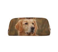 BWLHJKE Golden retriever Makeup Bag for Women Men Travel Toiletry Bag Aesthetic Purse Pouch Large Pencil Case, Silver, One Size