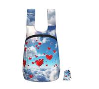 BWLHJKE hearts in the sky Backpack - Lightweight 16L Foldable Hiking Daypack Packable Back Pack Travel Bag Zipper