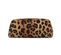 BWLHJKE Leopard Print Makeup Bag for Women Men Travel Toiletry Bag Aesthetic Purse Pouch Large Pencil Case, Silver, One Size
