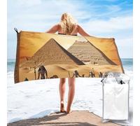 BWLHJKE Microfiber Towel for Body, Ancient Egypt Beach Towel Quick Dry Sand Free Pool Swim Towels Oversized Blanket Travel Towel Soft Lightweight Sports Gym Towels Adult 31.5"x63"