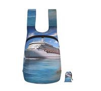 BWLHJKE Seaside Cruise Ship Backpack - Lightweight 16L Foldable Hiking Daypack Packable Back Pack Travel Bag Zipper