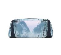 BWLHJKE Swamp Landscape Makeup Bag for Women Men Travel Toiletry Bag Aesthetic Purse Pouch Large Pencil Case, Silver, One Size